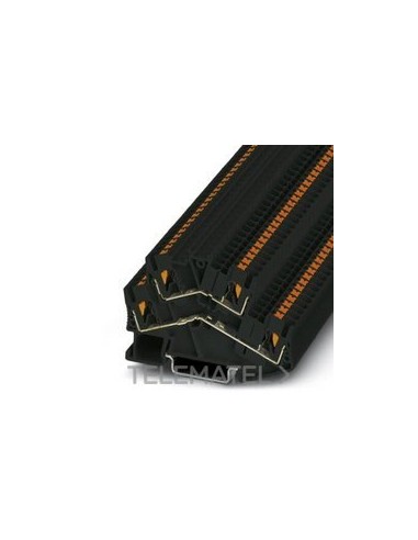 BORNE DBL.PISO PTTBS 2,5 BK CX.PUSH-IN