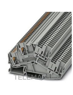 BORNE DE DOBLE PISO PTTBS 2,5/2P-PV