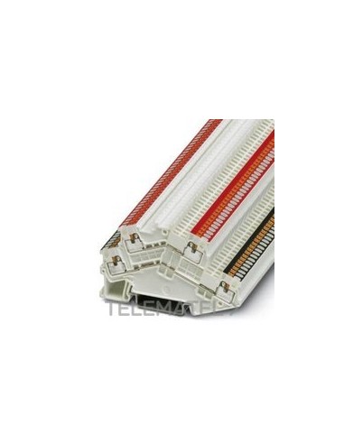 BORNE DBL.PISO PTTBS 1,5/S WH/U-BK/O-RD