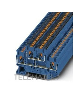 BORNE DE DOBLE PISO PTTB 2,5-PV BU