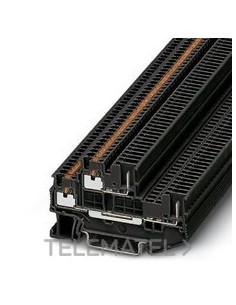 BORNE DBL.PISO 0,14-1,5mm² CX.PUSH-IN BK