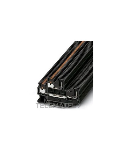 BORNE DBL.PISO 0,14-1,5mm² CX.PUSH-IN BK