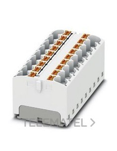 BLQ.PTFIX 18X4 WH DISTR.PUENTEADO INTERN