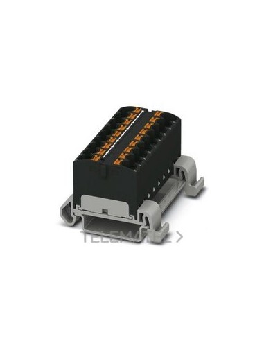 BLQ.PTFIX 18X4-NS35A BK DISTR.ALINEACIÓN