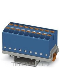 BLQ.PTFIX 18X4-NS35 BU DISTR.ALINEACIÓN