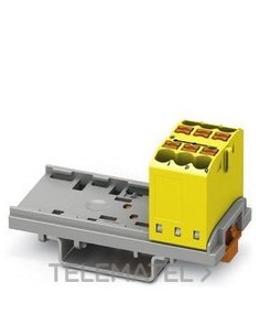 BLOQUE P/DISTR.PTFIX 6X2,5-NS35 YE