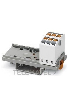 BLOQUE P/DISTR.PTFIX 6X2,5-NS35 WH