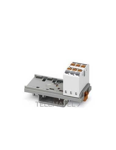 BLOQUE P/DISTR.PTFIX 6X2,5-NS35 WH