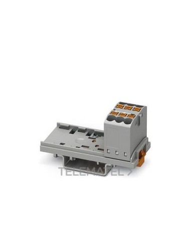 BLOQUE P/DISTR.PTFIX 6X2,5-NS35 GY