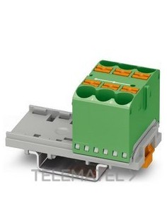 BLQ.DISTR.PTFIX 6X10/S-NS35 GN MONT.NS