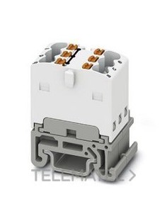 BLOQUE P/DISTR.PTFIX 6X1,5-NS15A WH