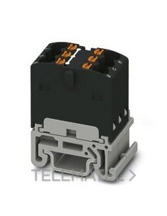 BLOQUE P/DISTR.PTFIX 6X1,5-NS15A BK