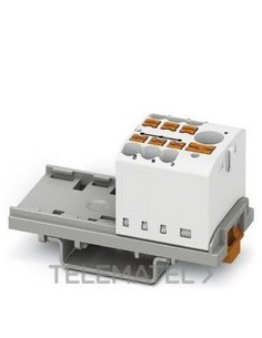 BLOQUE P/DISTR.PTFIX 6/6X2,5-NS35 WH