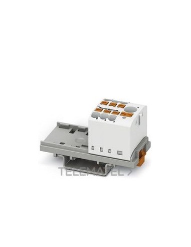 BLOQUE P/DISTR.PTFIX 6/6X2,5-NS35 WH