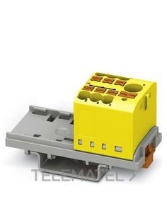 BLOQUE P/DISTR.PTFIX 6/6X2,5-NS35 YE