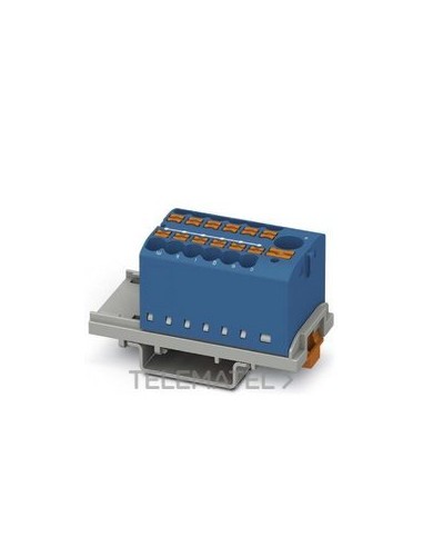 BLOQUE P/DISTR.PTFIX 6/12X2,5-NS35 BU