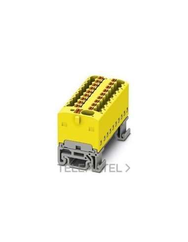 BLQ.DISTR.PTFIX 4/18X1,5-NS15A YE 500V