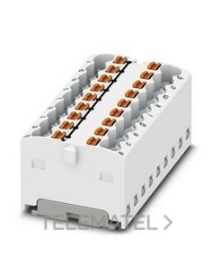 BLOQUE PARA DISTRIBUCIÓN PTFIX 18X1,5 WH