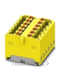 BLOQUE P/DISTR.PTFIX 12X1,5-G YE