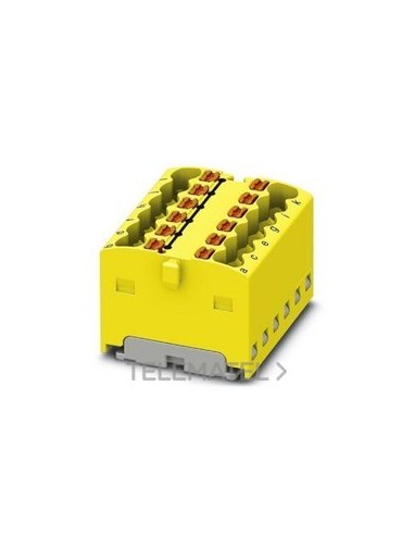 BLOQUE P/DISTR.PTFIX 12X1,5-G YE