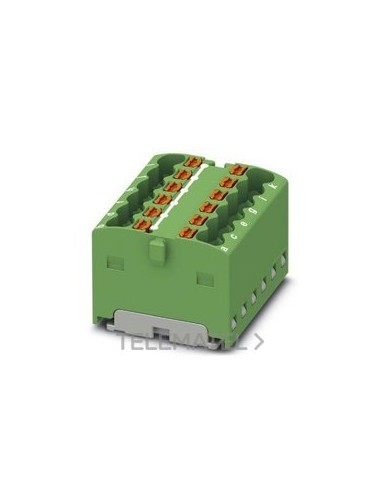 BLOQUE P/DISTR.PTFIX 12X1,5-G GN