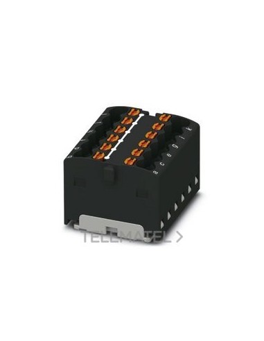 BLOQUE P/DISTR.PTFIX 12X1,5-G BK