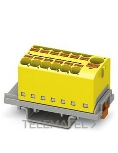 BLQ.DISTR.PTFIX 10/12X4-NS35 YE 800V 32A