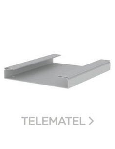 BANDEJA 66 LISA PVC-M1 U23X 60x400 GRIS