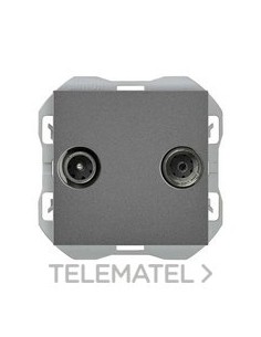 TOMA SIMON 270 R-TV+SAT ÚNICA TITANIO