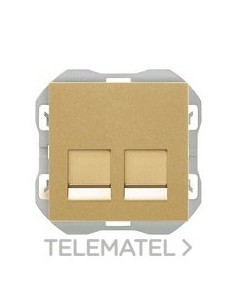 TOMA RJ45 DBL.SIMON 270-EMPOTRAR CTR.ORO