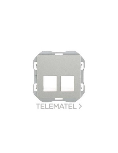 TAPA SIMON 270 RJ45 DBL.S/CTR.Al