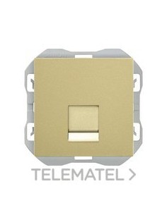 TAPA SIMON 270 RJ45 CON CONECTOR BRONCE