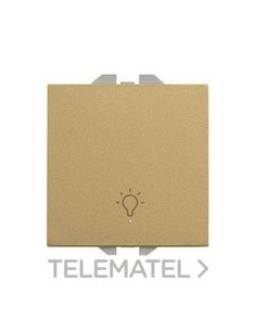 PULSADOR SIMON 270 GRAB.LUZ 10A ORO