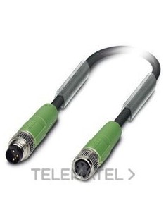 CBL.SAC-3P-M 8MS/0,3-PUR/M 8FS SH SOR