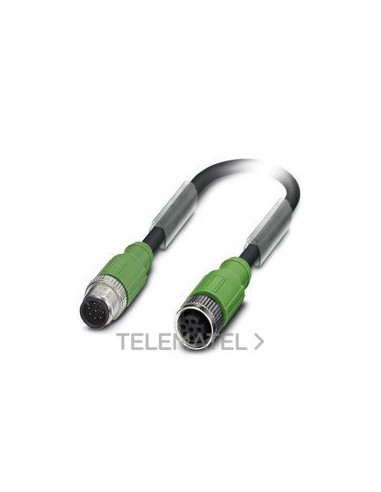 CBL.SAC-8P-M12MS/1,5-PUR/M12FS SH SOR