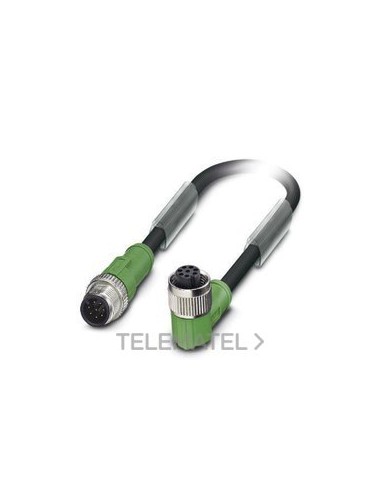 CBL.SAC-8P-M12MS/0,3-PUR/M12FR SOR