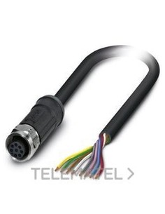 CABLE SAC-8P-10,0-28X/M12FS OD