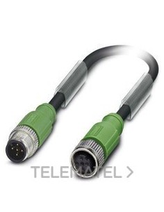 CABLE SAC-5P-M12MS/6,0-PUR/M12FS SH