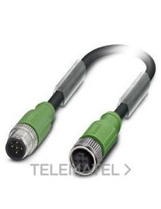 CABLE SAC-5P-M12MS/4,0-PUR/M12FS SH