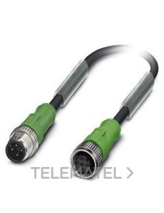 CABLE SAC-4P-M12MS/4,0-PUR/M12FS