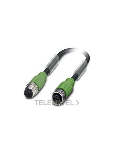 CBL.SAC-4P-M12MS/3,0-PUR/M12FS SH SOR