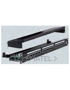 PANEL CON 24 PUERTOS RJ45 CAT6 FTP