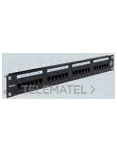 PANEL CON 24 PUERTOS RJ45 CAT6 UTP