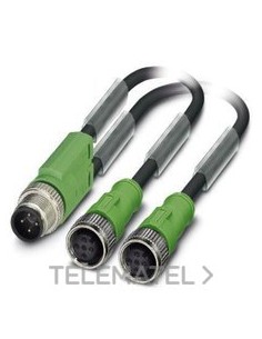 CABLE SAC-3P-M12Y/2X5,0-PUR/M12FS B