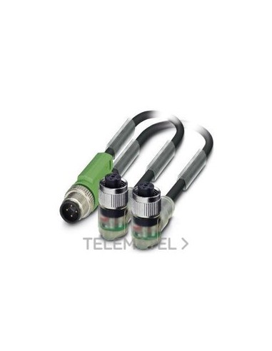 CBL.SAC-3P-M12Y/2X1,5-PUR/M12FR2LB SOR