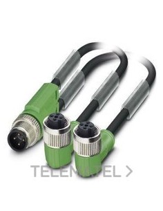 CABLE SAC-3P-M12Y/2X1,0-140/M12FR