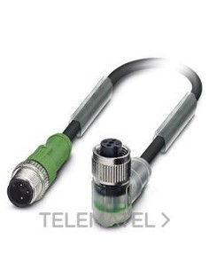 CABLE SAC-3P-M12MS/2,0-PUR/M12FR-2L