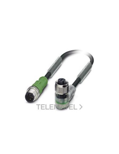 CABLE SAC-3P-M12MS/2,0-PUR/M12FR-2L