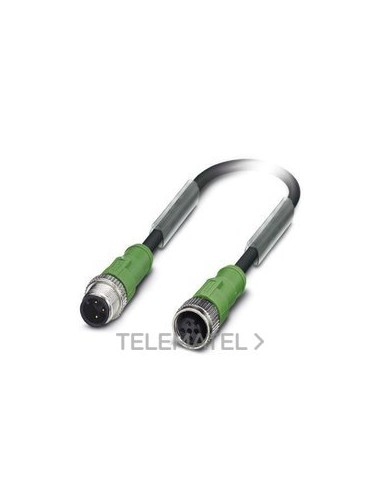 CABLE SAC-3P-M12MS/1,0-PUR/M12FS