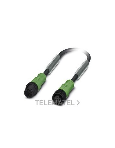 CBL.SAC-3P-M12MS/0,6-PUR/M12FS P SOR